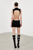 Ichabod Backless Cutout Mini Dress
