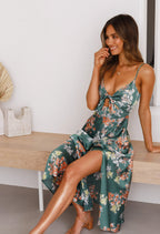 Leticia Effortless Floral Dress for Women Elevated Occasion Wear