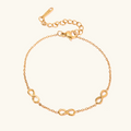 Infinity Embrace Gold Bracelet