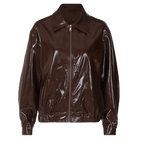 Ingrid Leather Retro Jacket