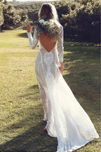 Isabella Lace Backless Maxi Dress