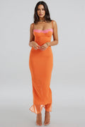 Thalassa Lace Trim Cami Midi Dress