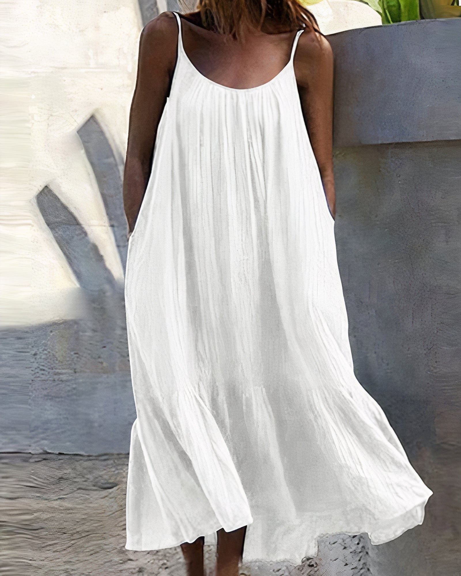 Teresa Boutique Sleeveless Midi Dress Chic Silhouette Collection
