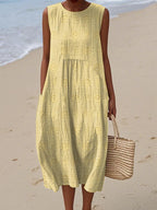 Iris Elegant Sleeveless Womens Dress with Contemporary Everyday Styling