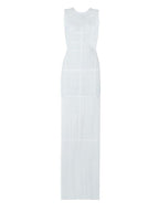 Julie Bustier Fringed Midi Dress