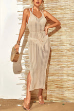 Vira Knit Split Cover Up Dress