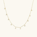 Juliet Drops - Gold Gemstone Necklace