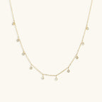 Juliet Drops - Gold Gemstone Necklace