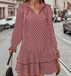Valeria Elevated Versatile V Neck Dress Premium Wardrobe Essential