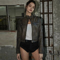 Katia Retro Leather Jacket