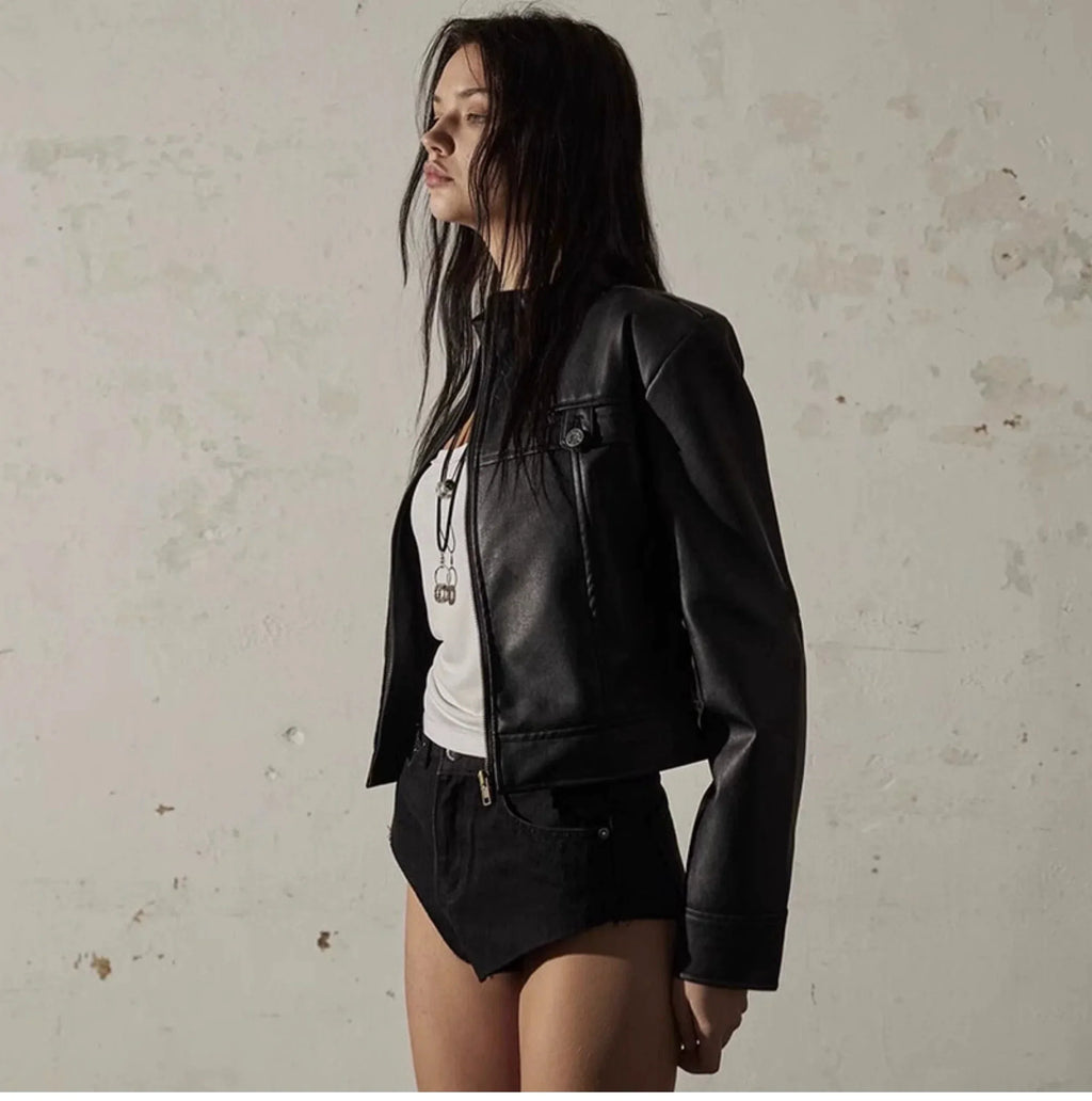 Katia Retro Leather Jacket