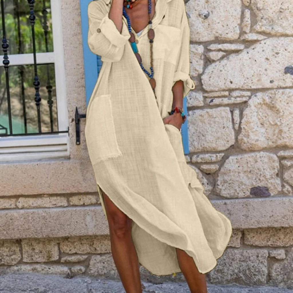 Georgina Tailored and Elegant Summer Dress for Women Easy Wear Style