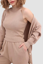 Hilda Knitted Crop Tank Classic Dress with Premium Casual Styling