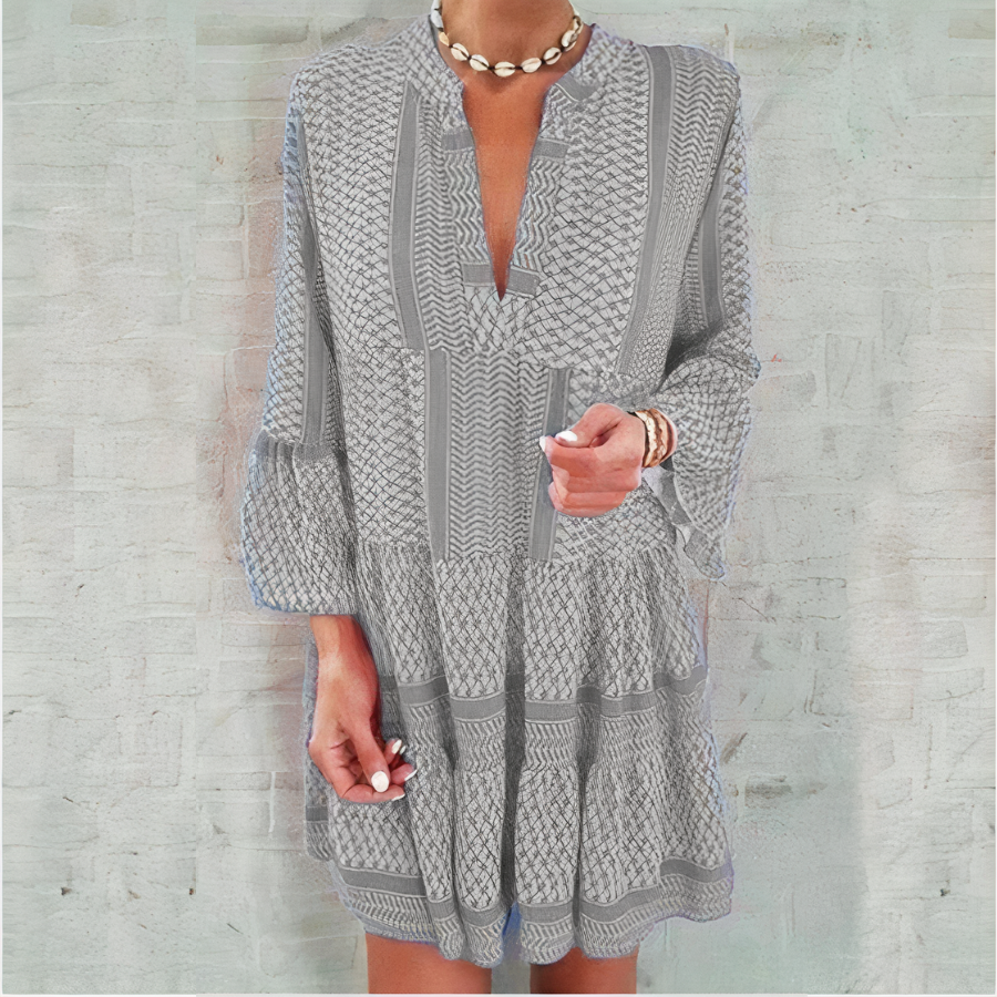 Eugenia Effortless Bohemian Mini Beach Dresses Chic Silhouette Collection