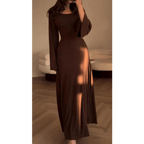 Mina Statement Women's Maxi Dress Premium Wardrobe Essential