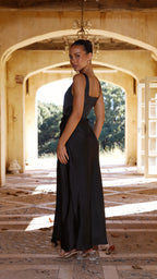 Wendy Exclusive Maxi Dress Black Elevated Occasion Wear