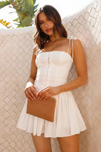 Vanessa Boutique Mini Dress White Designer Edit