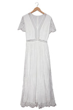 Away With The Breeze Lace Midi Dress