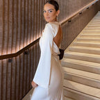 Romina Exclusive Maxi Dress Made of Satin Designer Edit
