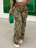 Chic Casual LooseFit Camo Cargo Sweatpants