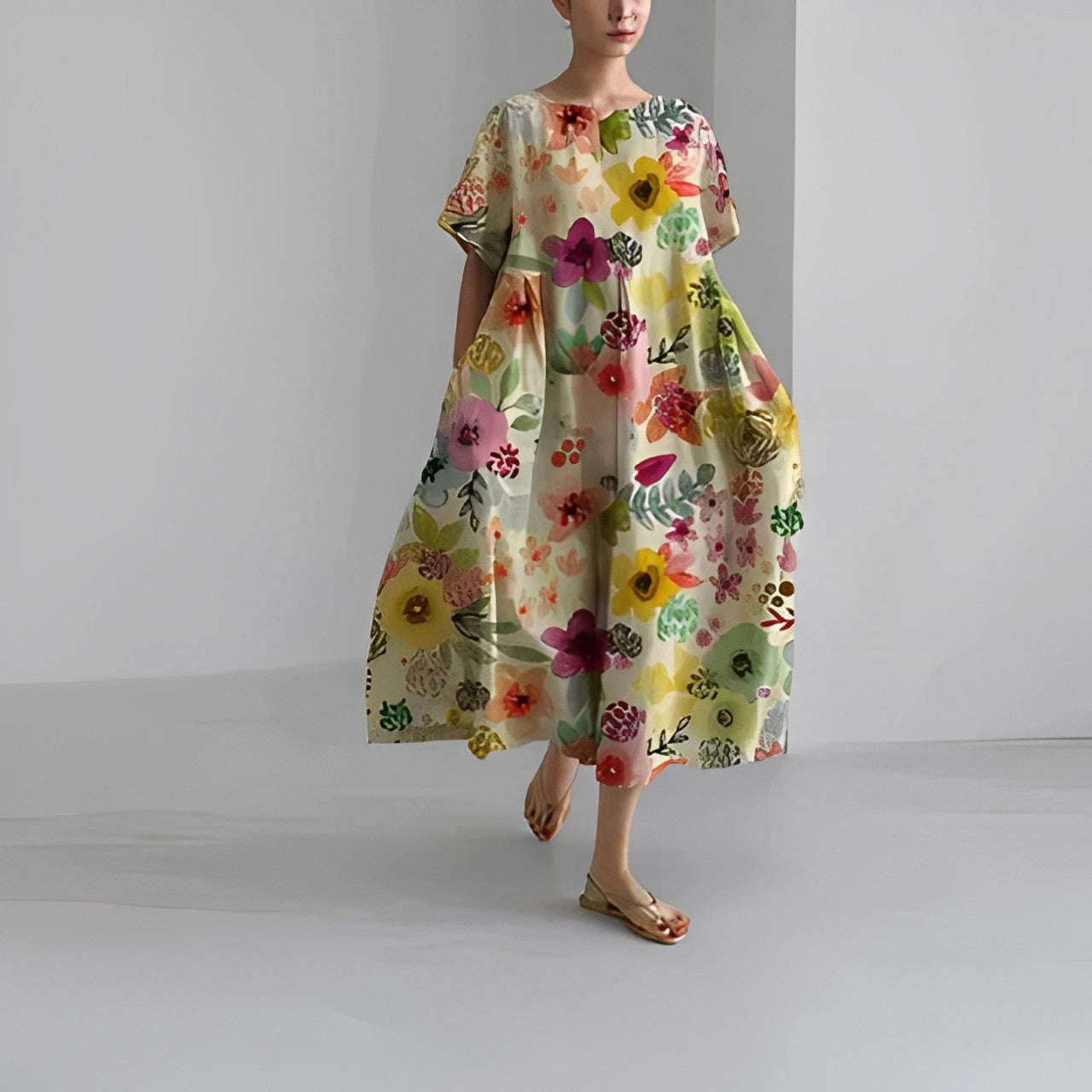 Julieta Aesthetic Floral Dress Boutique Collection