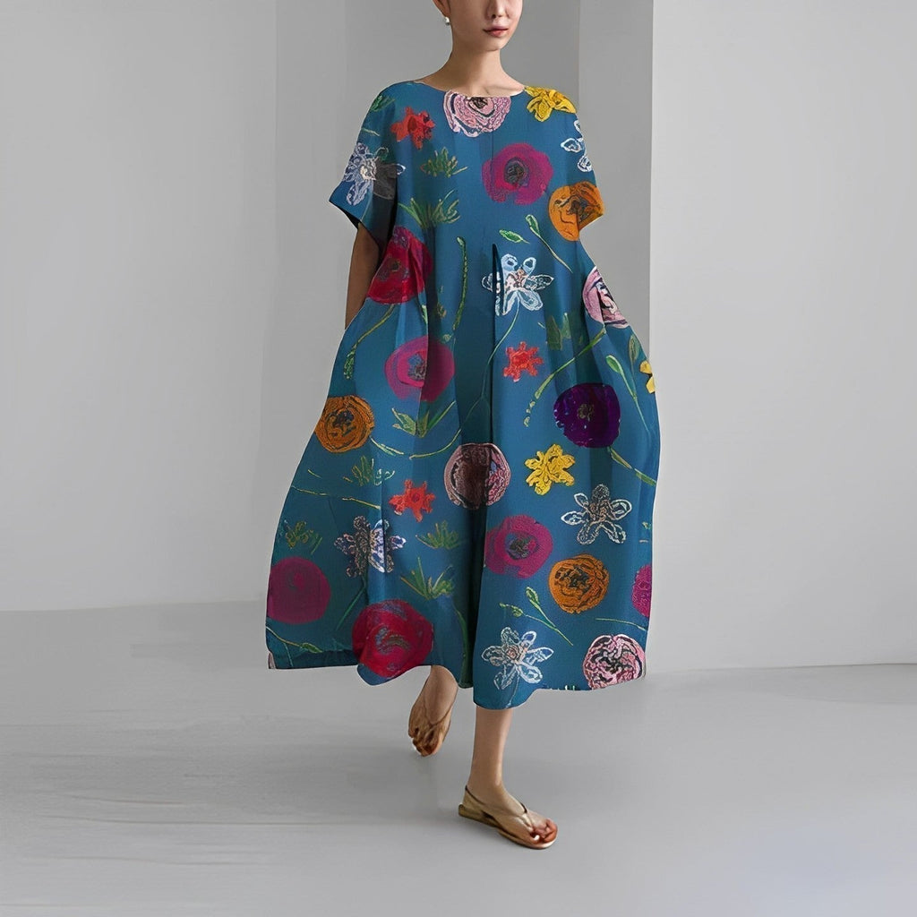 Stella Exclusive Floral Dress Chic Silhouette Collection