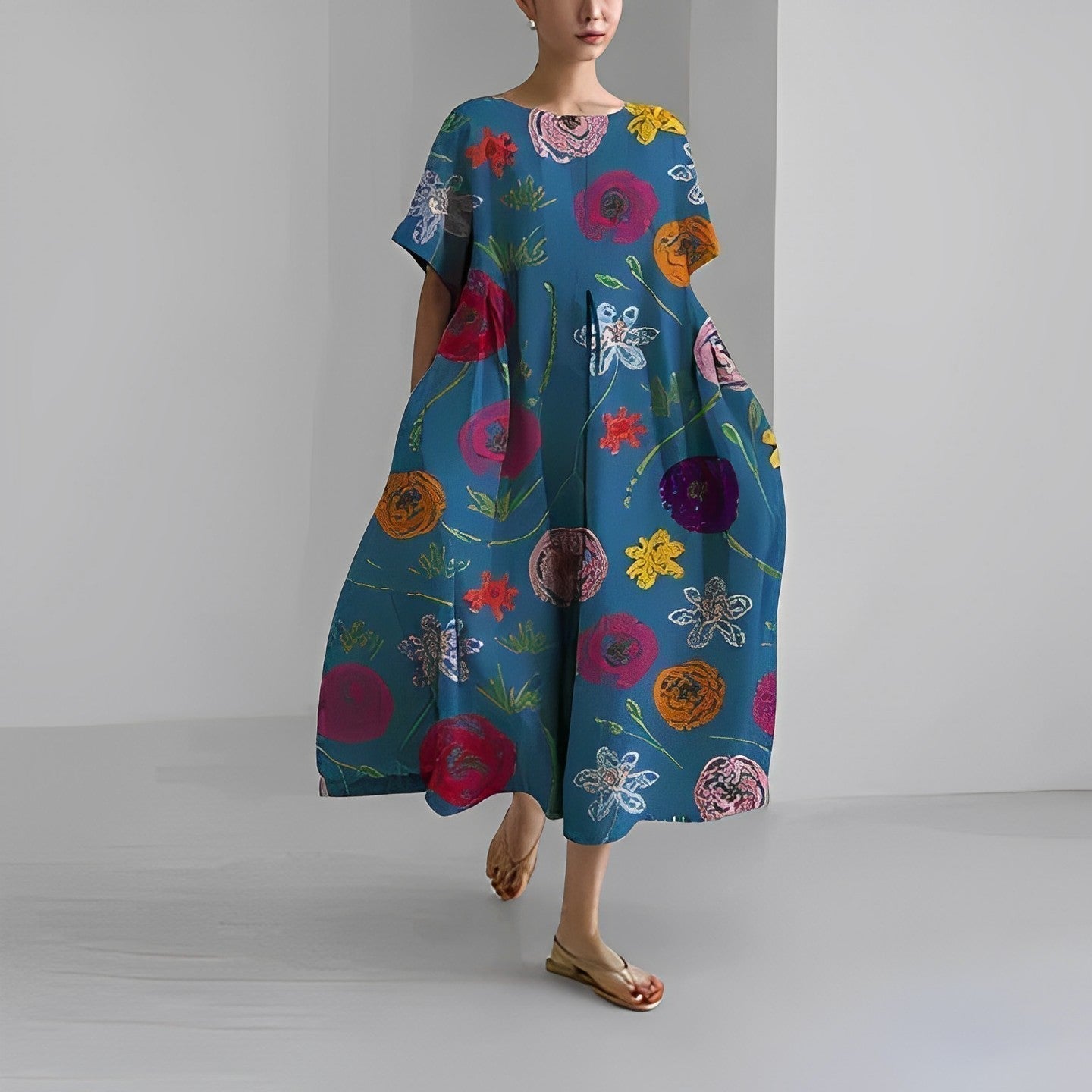 Stella Exclusive Floral Dress Chic Silhouette Collection