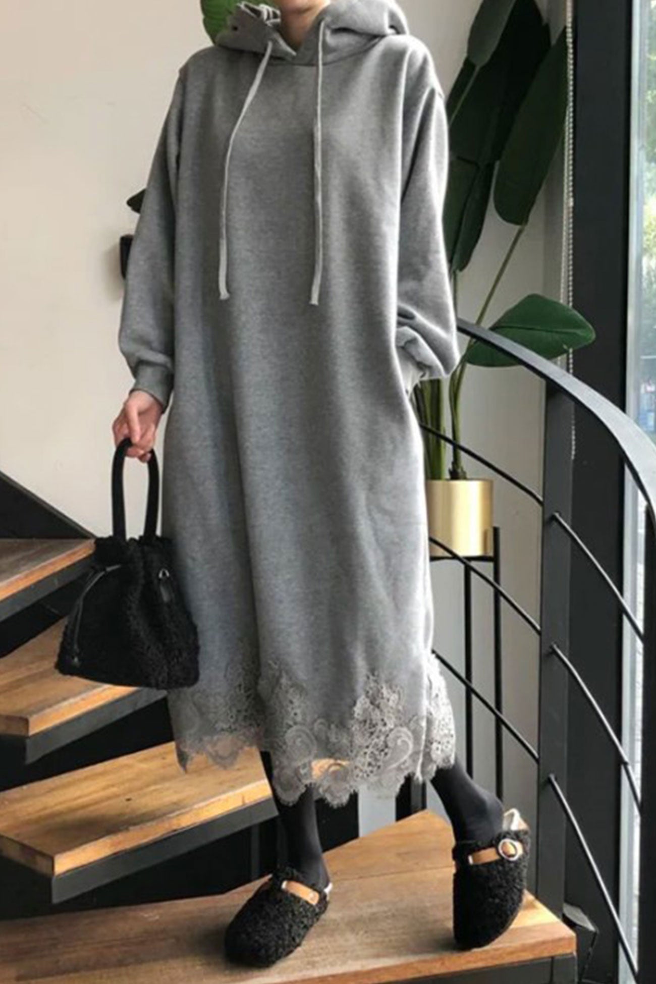 Hedwig Hooded Dress With Dress with Classic Everyday Styling