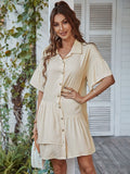 DressBetty - Ladies Vintage Elegant Solid Summer Dress