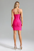 Diamante Hem Mini Dress