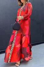 Eliana Long Dress With Dress with Relaxed Fit and Boutique Fashion Look