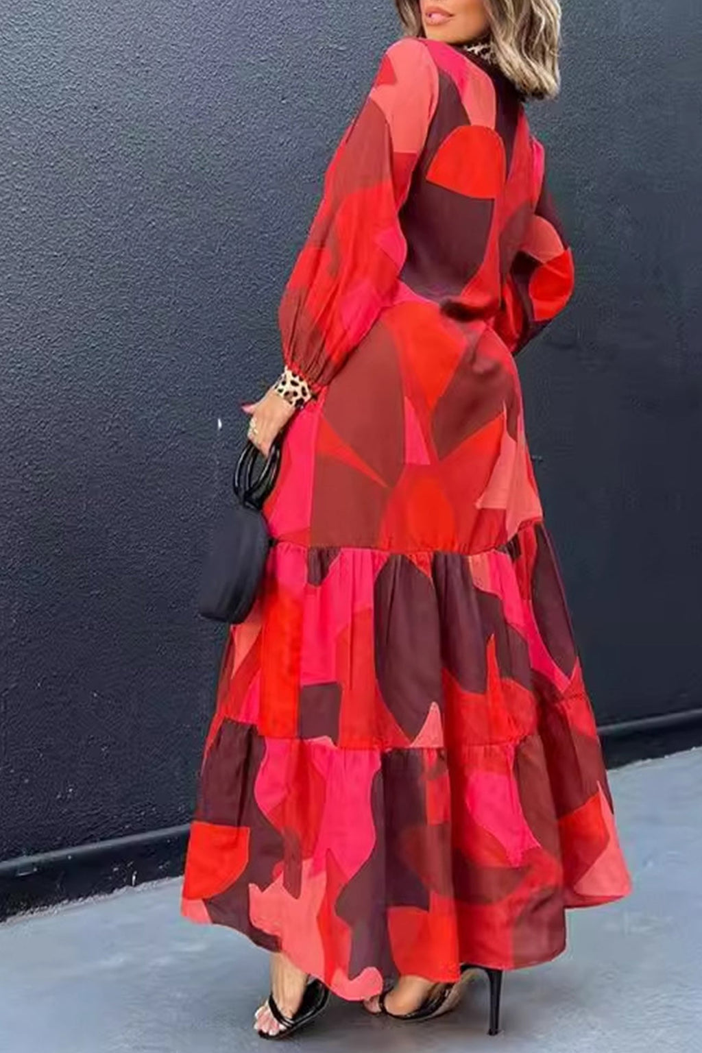 Eliana Long Dress With Dress with Relaxed Fit and Boutique Fashion Look