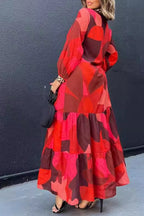 Eliana Long Dress With Dress with Relaxed Fit and Boutique Fashion Look