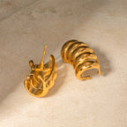 Liora Cluster Hoop Earrings