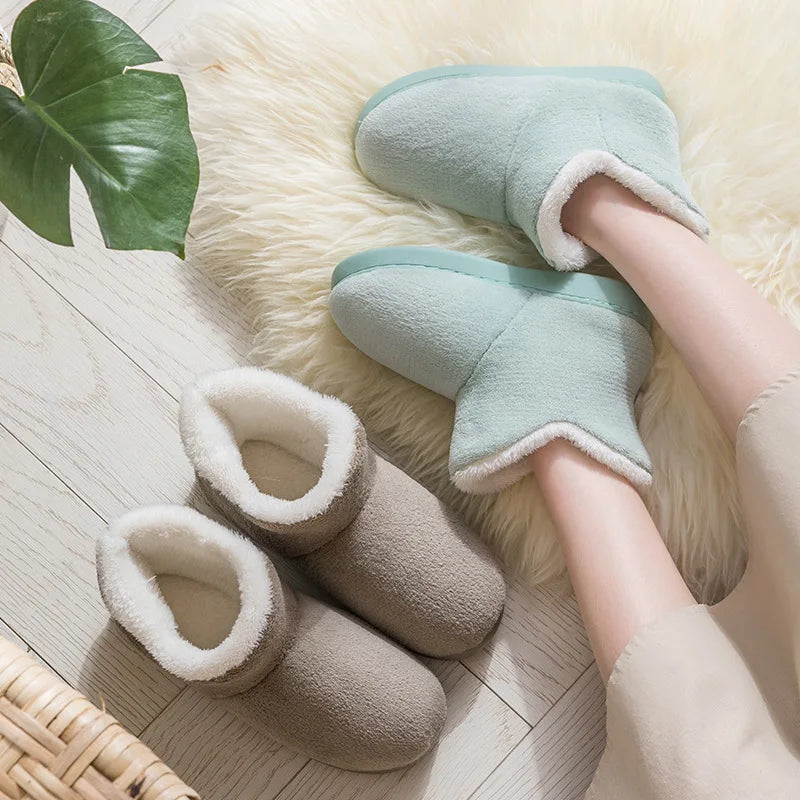 Fuzzy Fashion Outdoor Nonslip Fur Fluffy Indoor Snow Boot