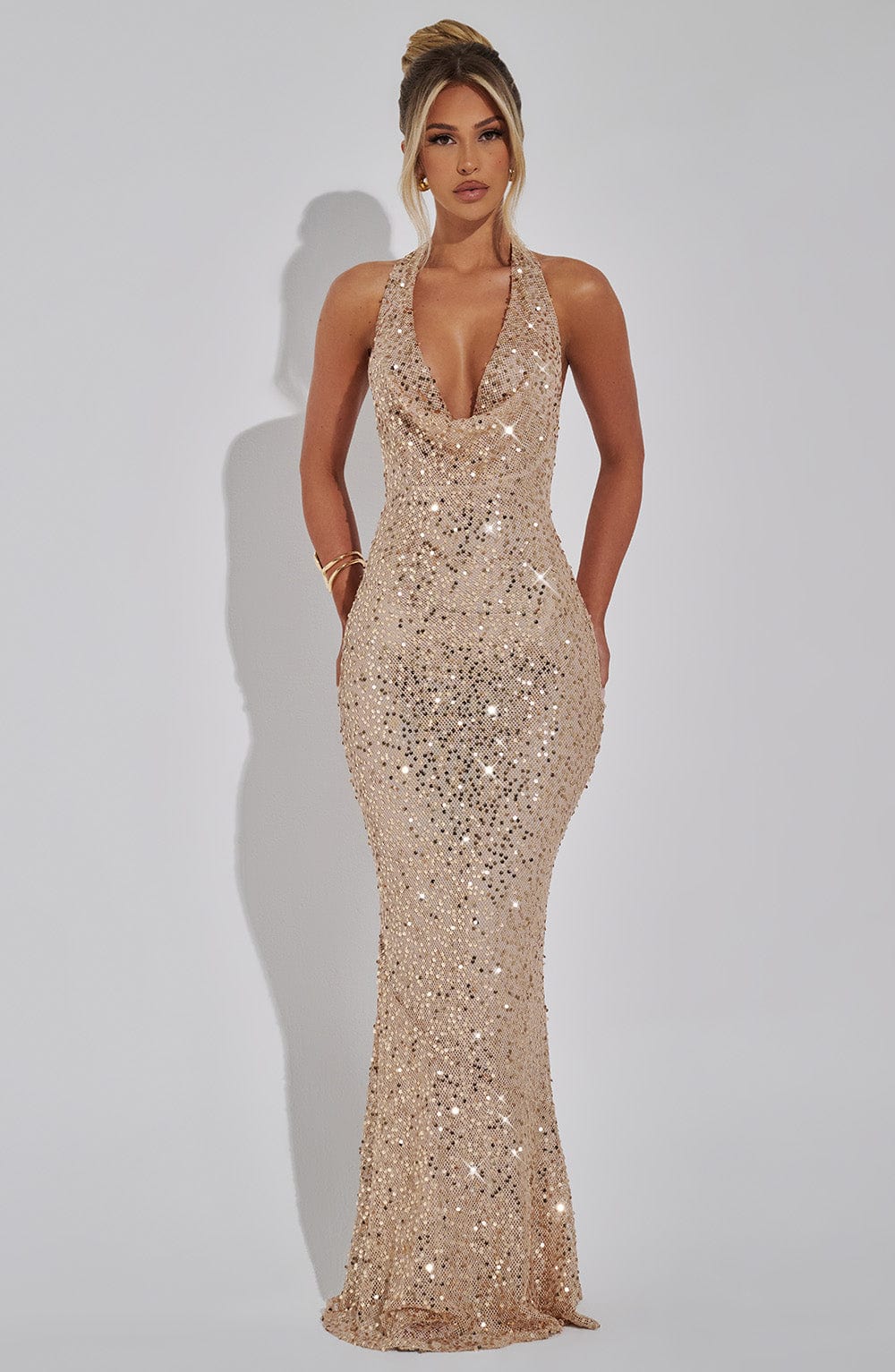 Ruby Glitter Maxi Dress
