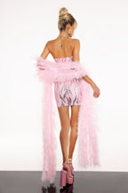 Diamante Strapless Mini Dress