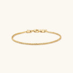 Luna Gleam - Delicate Gold Anklet