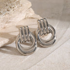 Luna Interlinked Hoop Earrings