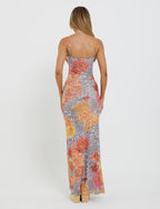 JULIANNA DRESS - MULTI : LEOPARD : ORANGE LEOPARD