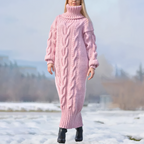 Wilma Premium Twisted Knit Dress Chic Silhouette Collection