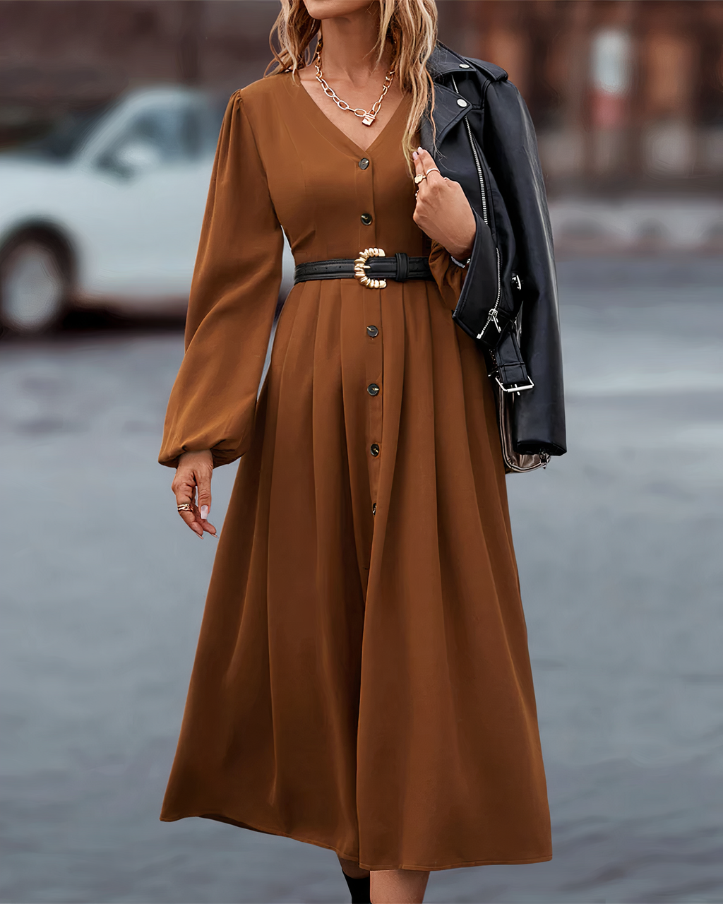 Cristina Exclusive Autumn Dress Statement Occasion Edit