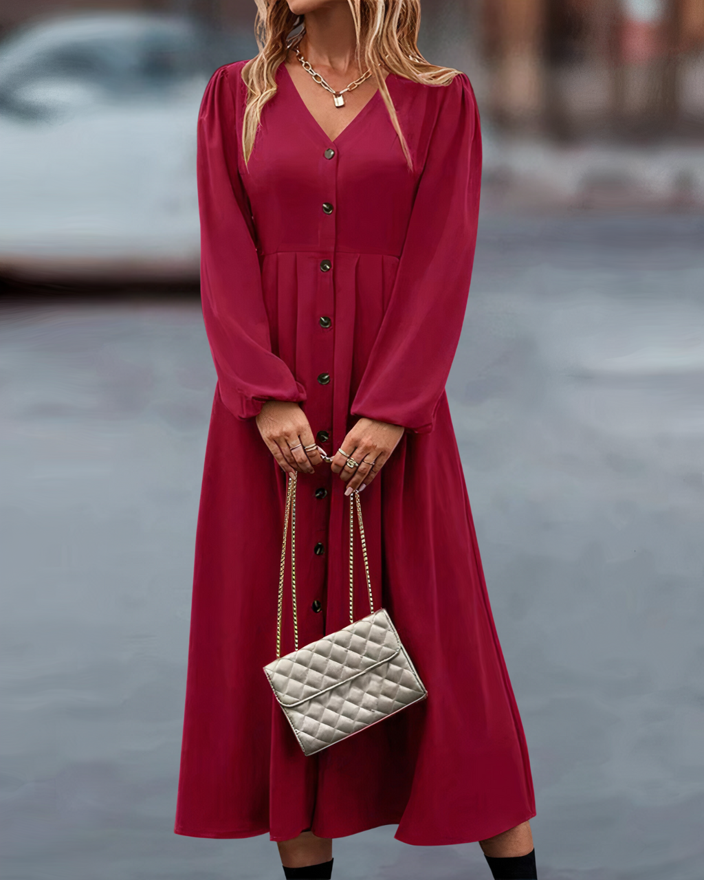 Cristina Exclusive Autumn Dress Statement Occasion Edit