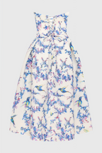 Stanl Floral Tie Midi Dress