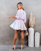Montauk Cotton Blend Striped Rope Tie Dress