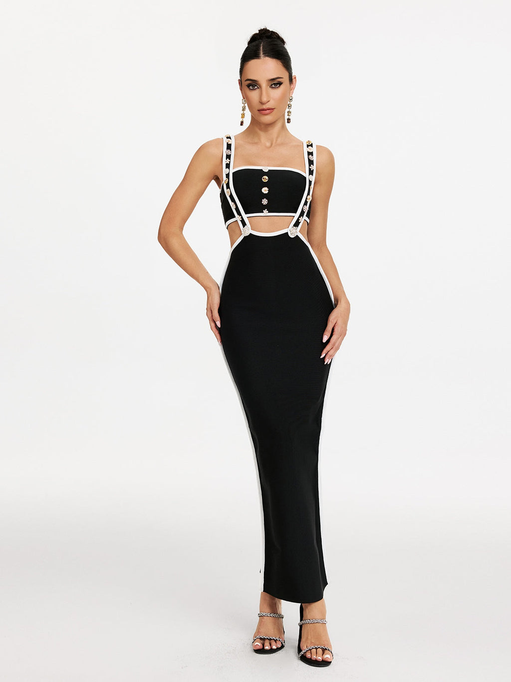 Flower Bandage Skirt Set