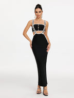 Flower Bandage Skirt Set
