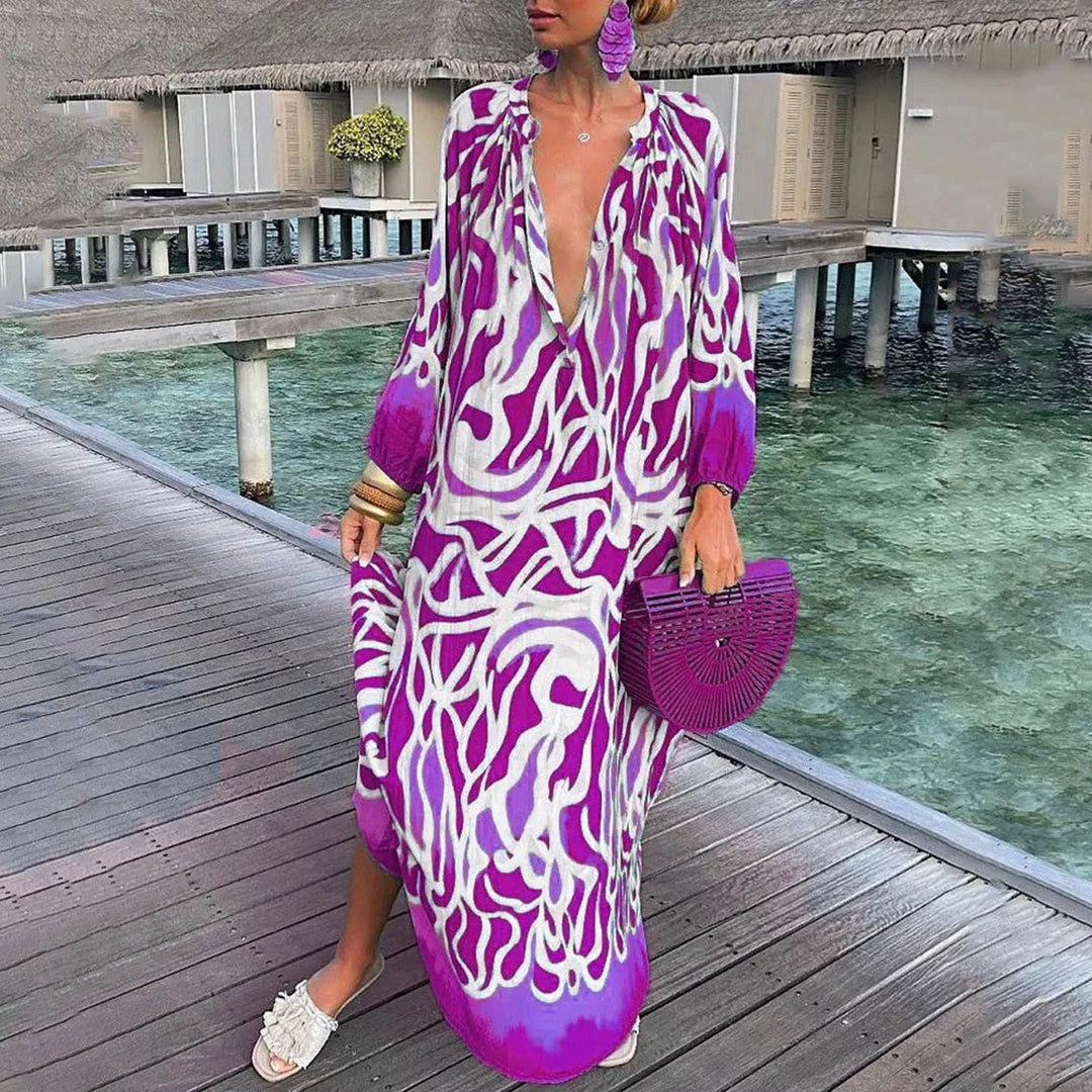 Francisca Boho Dress For Dress with Relaxed Fit and Layered Outfit Styling