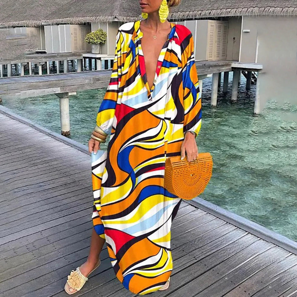 Francisca Boho Dress For Dress with Relaxed Fit and Layered Outfit Styling