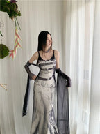 Marble Maxi Dress